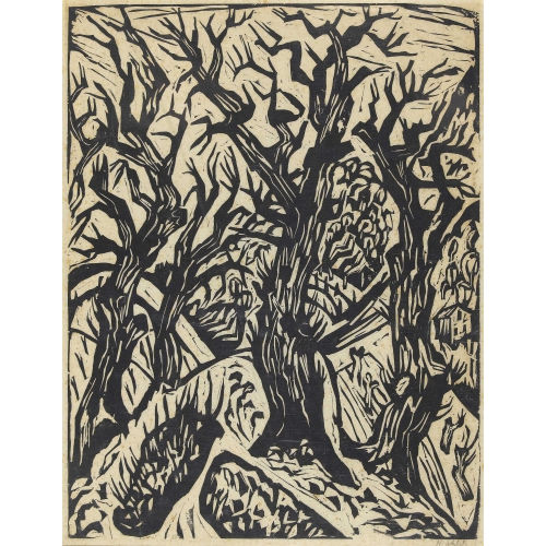 HERMANN SCHERER : 'Kastanienb�ume' (DOBIASCHOFSKY AUKTIONEN AG)