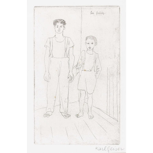 KARL GEISER : 'Les fr�res' (DOBIASCHOFSKY AUKTIONEN AG)