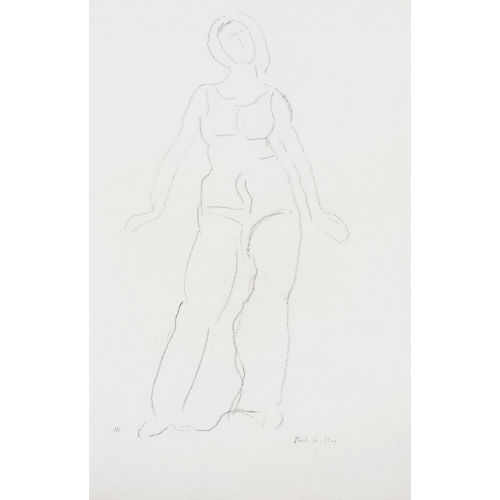 FERDINAND HODLER : Studie zu 'Blick in die Unendlichkeit' (DOBIASCHOFSKY AUKTIONEN AG)