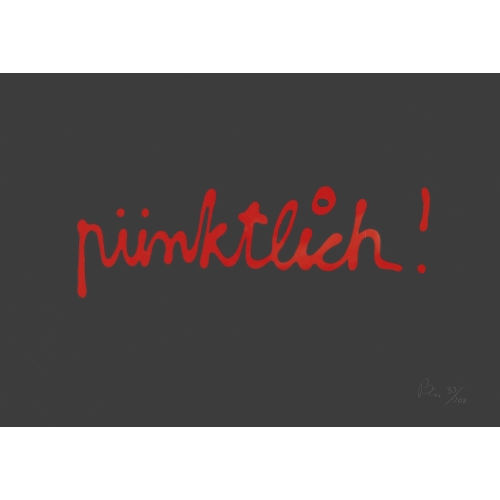 BEN (EIGTL. VAUTIER VAUTIER : 'p�nktlich' (DOBIASCHOFSKY AUKTIONEN AG)