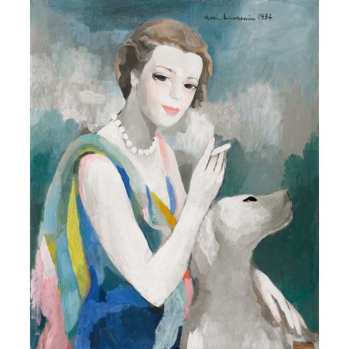 MARIE LAURENCIN : Portrait de Marcelle Dormoy (1895-1976) (DOBIASCHOFSKY AUKTIONEN AG)