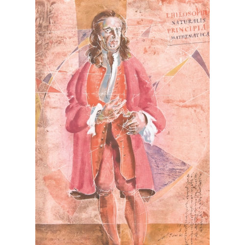 HANS ERNI : Portr�t von Isaac Newton (DOBIASCHOFSKY AUKTIONEN AG)