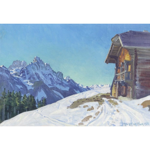 WALDEMAR THEOPHIL FINK : 'Wintermorgen' (DOBIASCHOFSKY AUKTIONEN AG)