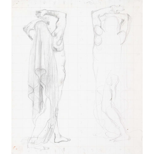 FERDINAND HODLER : Studie zu 'Wahrheit' (DOBIASCHOFSKY AUKTIONEN AG)