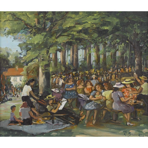 ROBERT BAUMBERGER : Volksfest im Park (DOBIASCHOFSKY AUKTIONEN AG)