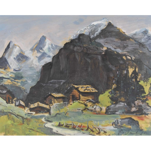 ROBERT BAUMBERGER : 'M�rren mit Schwarzm�nch' (DOBIASCHOFSKY AUKTIONEN AG)