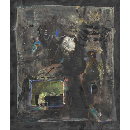 PAUL WUNDERLICH : Komposition mit einer Figur (DOBIASCHOFSKY AUKTIONEN AG)