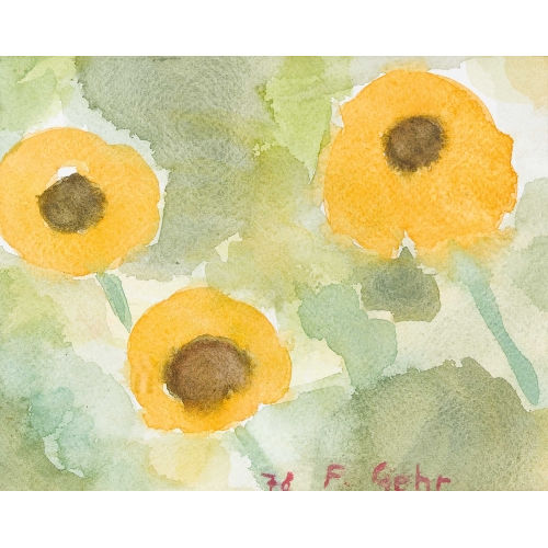 FERDINAND GEHR : Komposition mit Blumen (DOBIASCHOFSKY AUKTIONEN AG)