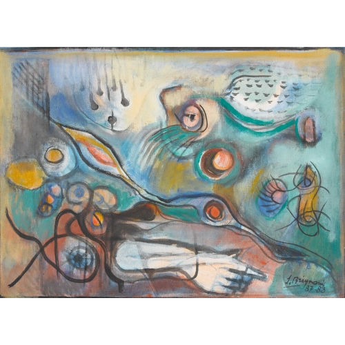 SERGE BRIGNONI : Surrealistische Komposition mit Hand (DOBIASCHOFSKY AUKTIONEN AG)