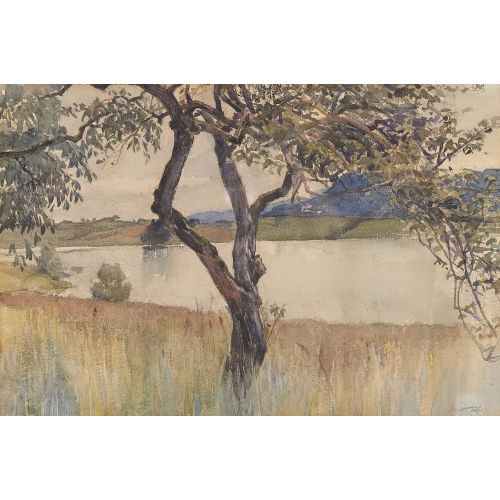ERNEST BI�LER : Seelandschaft (DOBIASCHOFSKY AUKTIONEN AG)