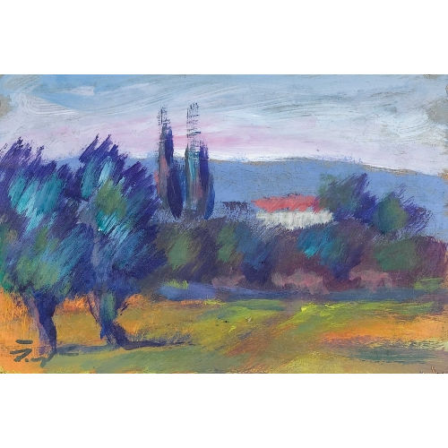 ANDR� JEAN EVARD : S�dliche Landschaft (DOBIASCHOFSKY AUKTIONEN AG)