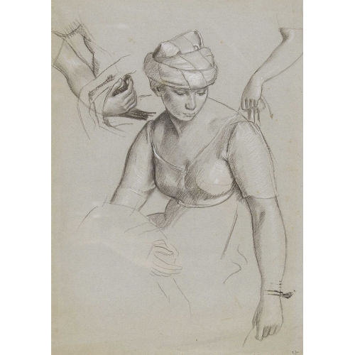 PAUL TH�OPHILE ROBERT : 'Femme au Turban' (DOBIASCHOFSKY AUKTIONEN AG)