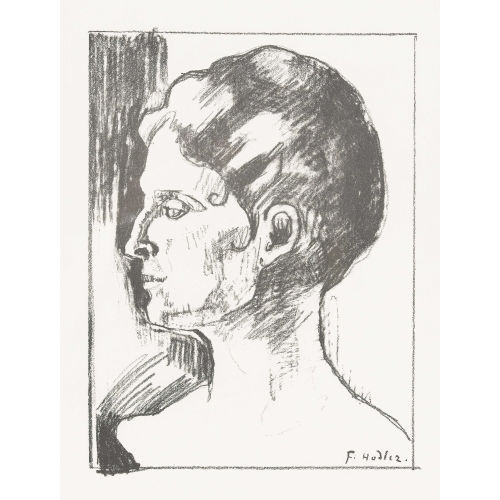 FERDINAND HODLER : 'Profile de Madame Ferdinand Hodler' (DOBIASCHOFSKY AUKTIONEN AG)