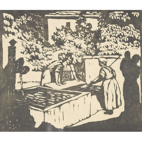 GIOVANNI GIACOMETTI : 'Frauen am Brunnen' (DOBIASCHOFSKY AUKTIONEN AG)