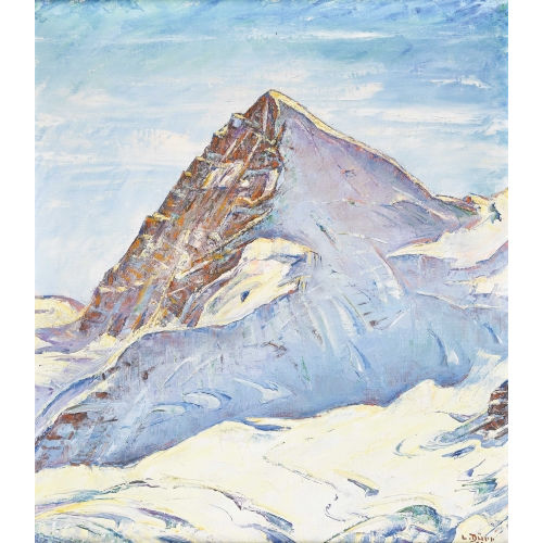LOUIS D�RR : 'Rothalhorn vom Jungfraujoch gesehen' (DOBIASCHOFSKY AUKTIONEN AG)
