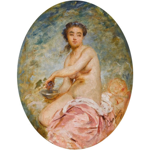 CHARLES CHAPLIN : Une bacchante (DOBIASCHOFSKY AUKTIONEN AG)