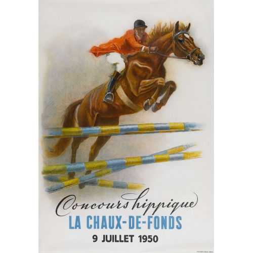 IWAN EDWIN HUGENTOBLER : 'Concours hippique 1950' (DOBIASCHOFSKY AUKTIONEN AG)