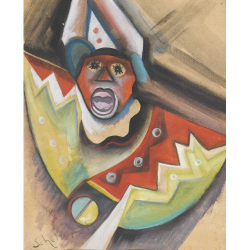 HUGO SCHEIBER : Portr�t eines Clowns (DOBIASCHOFSKY AUKTIONEN AG)