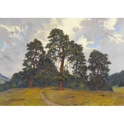 OTTO CL�NIN : Bewaldete Landschaft (DOBIASCHOFSKY AUKTIONEN AG)