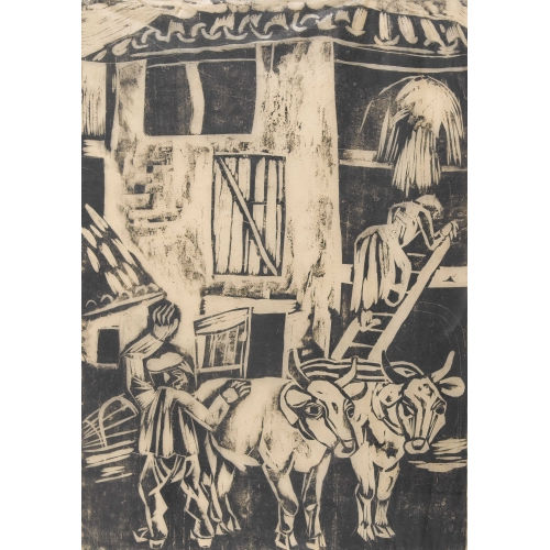 OTTO STAIGER : 'Bauernhof in Besazio' (DOBIASCHOFSKY AUKTIONEN AG)