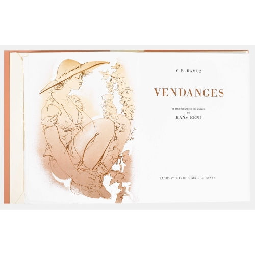 HANS ERNI : Charles Ferdinand Ramuz: 'Vendanges' (DOBIASCHOFSKY AUKTIONEN AG)