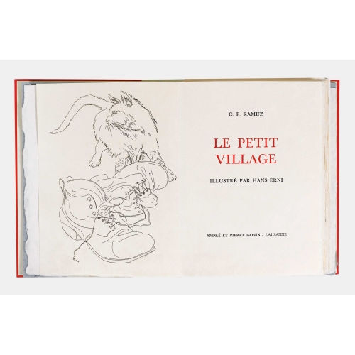 HANS ERNI : Charles Ferdinand Ramuz: 'Le petit village' (DOBIASCHOFSKY AUKTIONEN AG)