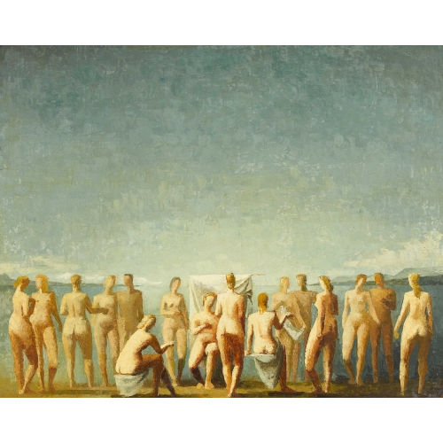 HERMANN PIEPER : Weibliche Akte am Strand (DOBIASCHOFSKY AUKTIONEN AG)