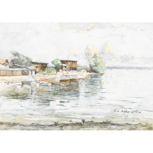 PAUL BOUVIER : 'Port de la Maladi�re' (DOBIASCHOFSKY AUKTIONEN AG)