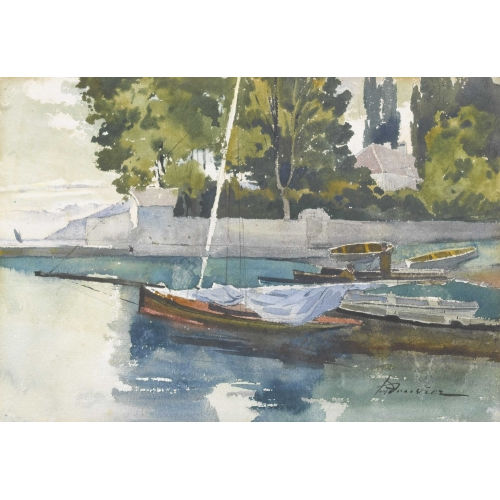 PAUL BOUVIER : Port de Neuch�tel (DOBIASCHOFSKY AUKTIONEN AG)