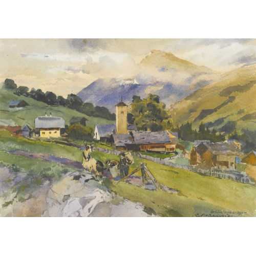 PAUL BOUVIER : 'Adelboden' (DOBIASCHOFSKY AUKTIONEN AG)