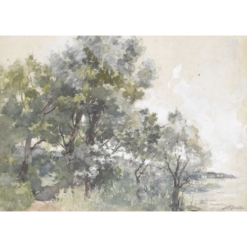PAUL BOUVIER : Baie d′Auvernier (DOBIASCHOFSKY AUKTIONEN AG)