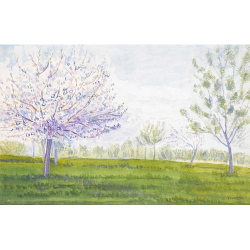 ALBERT TRACHSEL : Bl�hender Obstbaum (DOBIASCHOFSKY AUKTIONEN AG)