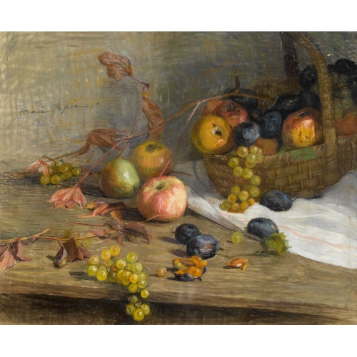 AIM�E RAPIN : Herbstliches Stillleben mit Obst (DOBIASCHOFSKY AUKTIONEN AG)