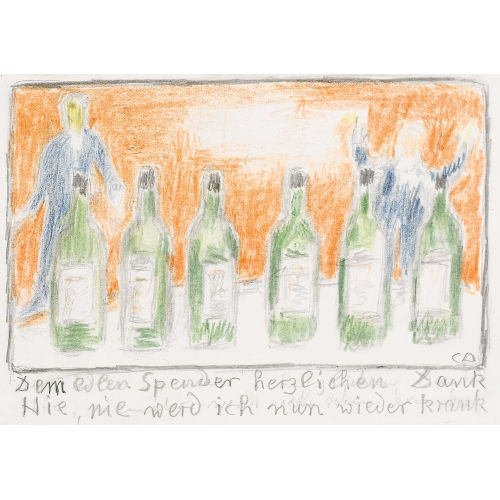 CUNO AMIET : 'Dem edlen Spender herzlichen Dank...' (DOBIASCHOFSKY AUKTIONEN AG)