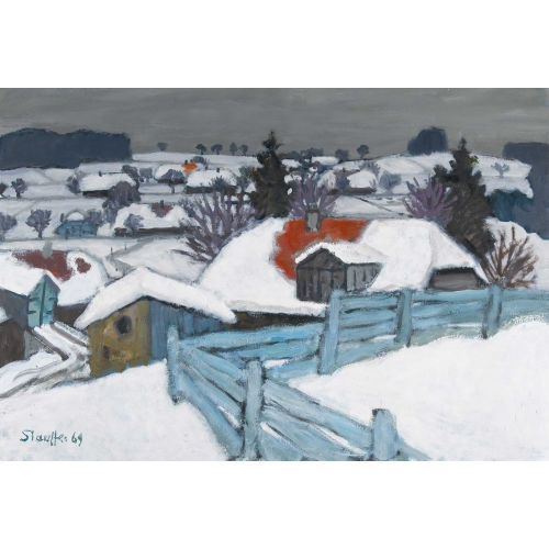 FRED STAUFFER : Winterlandschaft bei Ilmih�beli (DOBIASCHOFSKY AUKTIONEN AG)