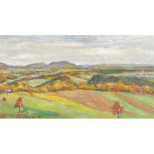 FRITZ P�MPIN : 'Blick vom Mapprach im Herbst' (DOBIASCHOFSKY AUKTIONEN AG)