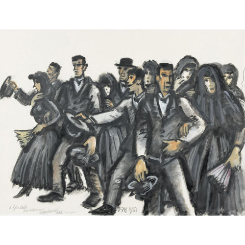 FRANS MASEREEL : Der Brautzug (DOBIASCHOFSKY AUKTIONEN AG)