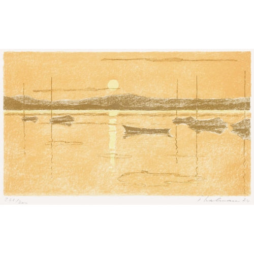 PETER THALMANN : Sonnenuntergang am See (DOBIASCHOFSKY AUKTIONEN AG)