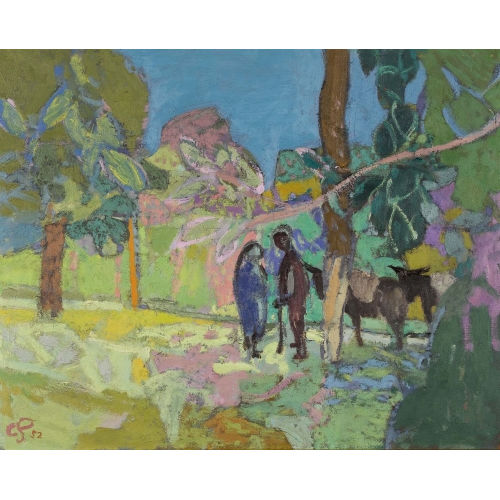 EUGEN FR�H : 'S�dliche Landschaft' (DOBIASCHOFSKY AUKTIONEN AG)