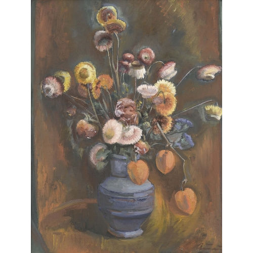 EUGEN AMMANN : Stillleben mit Trockenblumen (DOBIASCHOFSKY AUKTIONEN AG)