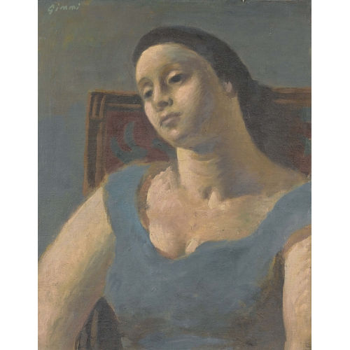 WILHELM GIMMI : Buste de femme (DOBIASCHOFSKY AUKTIONEN AG)