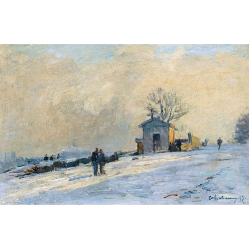 ALBERT MARIE LEBOURG : Paysage enneig� pr�s de Rouen (DOBIASCHOFSKY AUKTIONEN AG)
