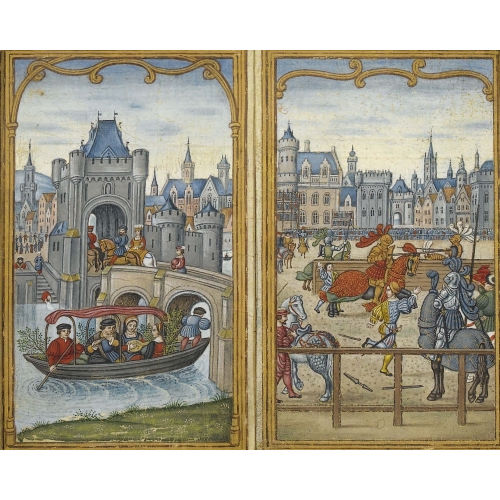 SPANISH FORGER (AUCH LE FAUSSAIRE ESPAGNOL) : Zwei h�fische Szenen. Gegenst�cke (DOBIASCHOFSKY AUKTIONEN AG)