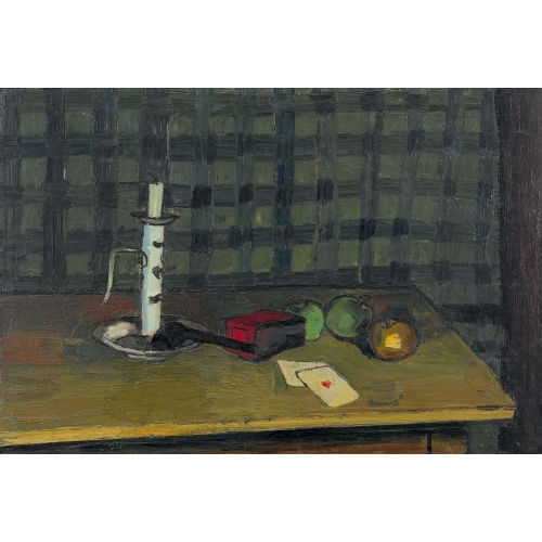 ALBERT SCHNYDER : 'Nature morte � la chandelle' (DOBIASCHOFSKY AUKTIONEN AG)