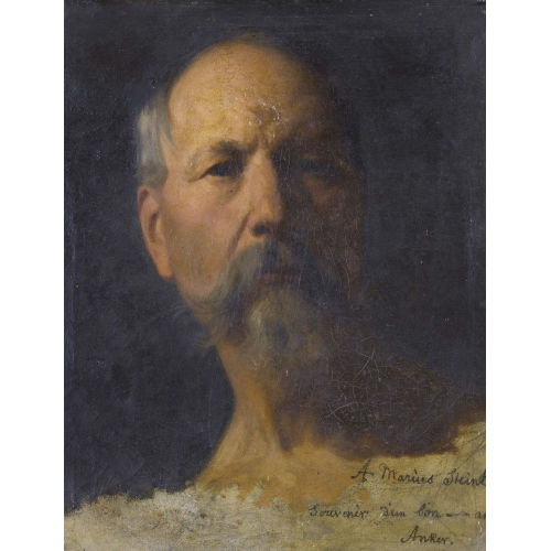 ALBERT ANKER : Portr�t Marius Steinlen (1826-1866) (DOBIASCHOFSKY AUKTIONEN AG)