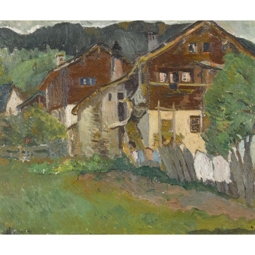 OTTO VAUTIER : 'En Valais' (DOBIASCHOFSKY AUKTIONEN AG)