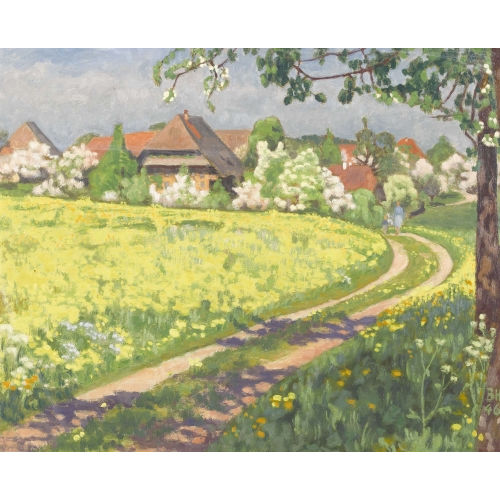 BRUNO HESSE : 'L�wenzahnwiese' (DOBIASCHOFSKY AUKTIONEN AG)