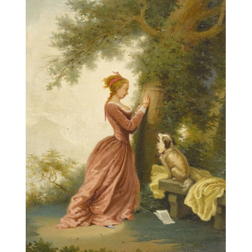 JEAN HONOR� FRAGONARD : 'The souvenir' (DOBIASCHOFSKY AUKTIONEN AG)