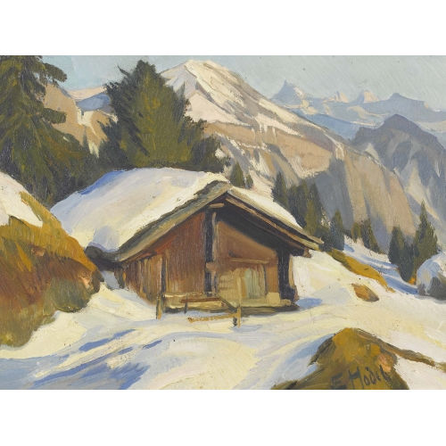 ERNST II HODEL : 'Chalet bei Gstaad' (DOBIASCHOFSKY AUKTIONEN AG)