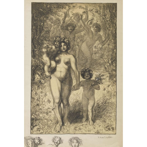 TH�OPHILE-ALEXANDRE STEINLEN : Im Paradies (DOBIASCHOFSKY AUKTIONEN AG)